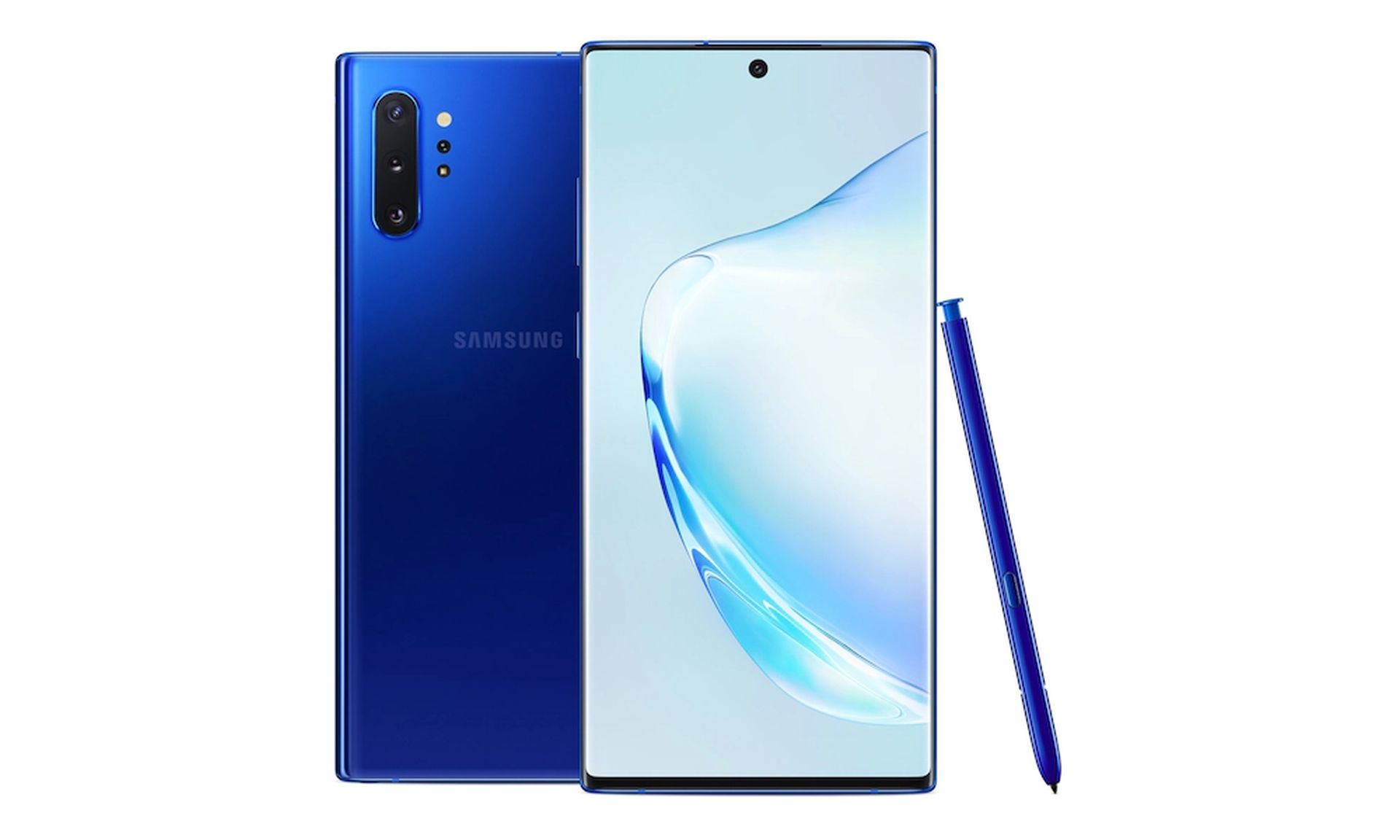 Samsung Galaxy Note 10 Plus 4G 256GB (Near New)(A) Renewed - Aura Blue (New Battery)