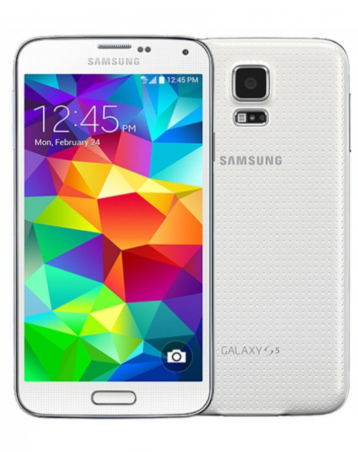 Samsung Galaxy S5 16GB (Good Condition)(B-) Renewed - Shimmery White (Battery 85%+)