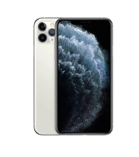 Apple iPhone 11 Pro Max 256GB (Good Condition)(B-) Renewed - Silver (Battery 85%+)