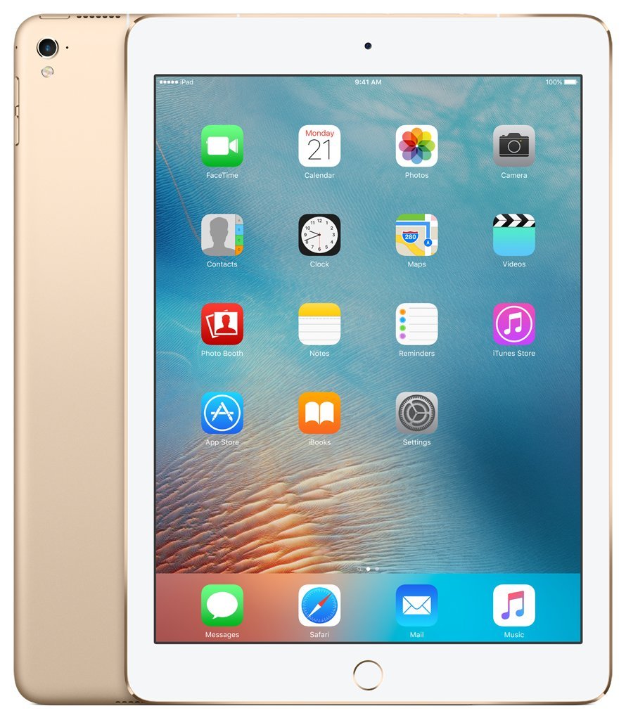 Apple iPad Pro 9.7 1st Gen 128GB Cellular (Near New)(A) Renewed - Gold (Battery 85%+)