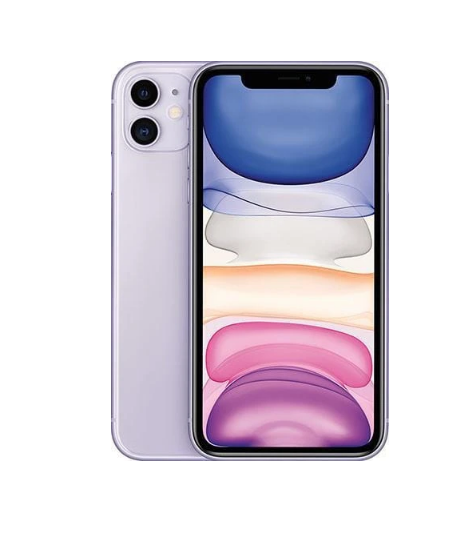 Apple iPhone 11 64GB (Excellent Condition)(B+) Renewed - Purple (New Battery)