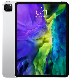 Apple iPad Pro 11 1st Gen 512GB Cellular (Fair Condition)(C+) Renewed - Silver (Battery 85%+)