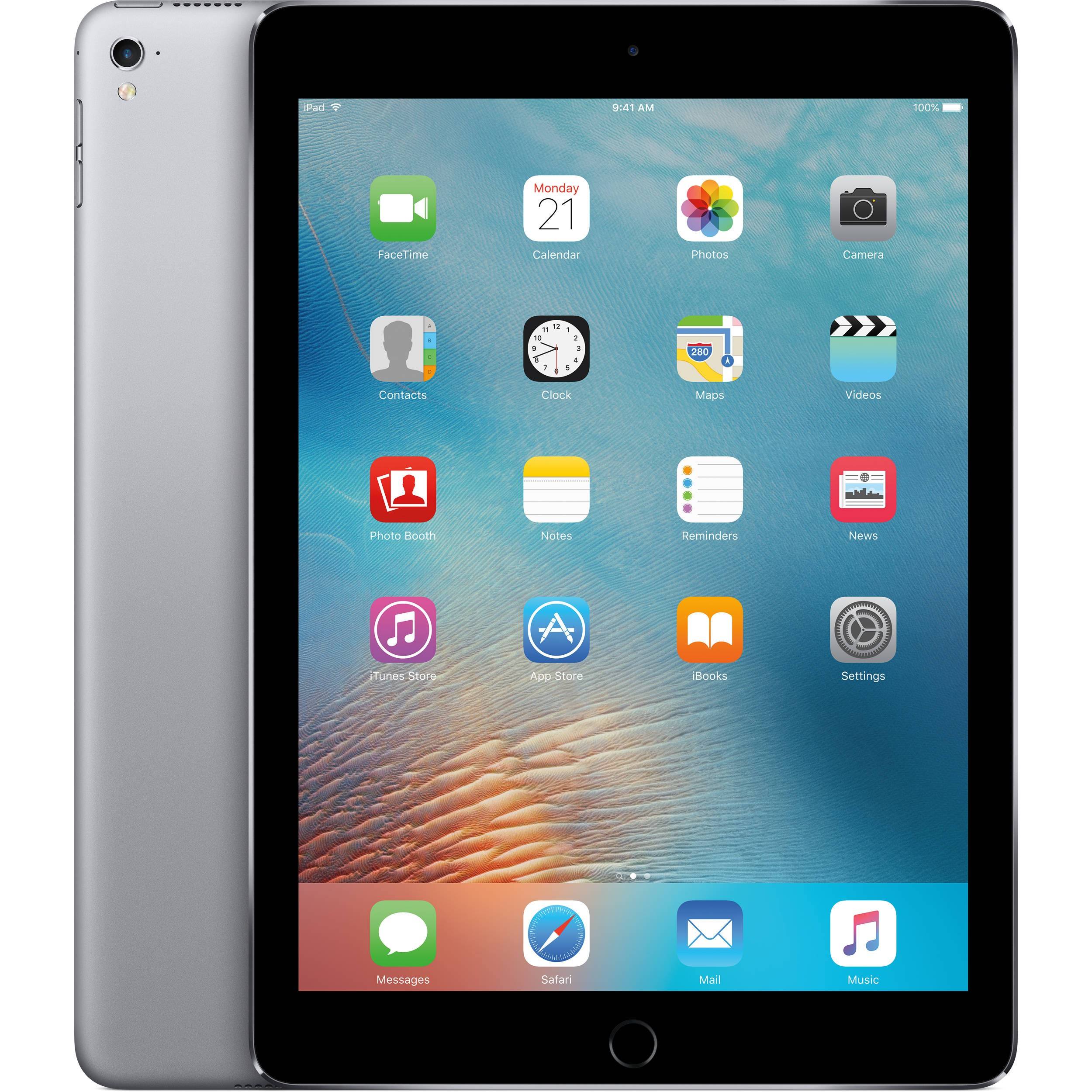Apple iPad Pro 9.7 1st Gen 128GB Cellular (Fair Condition)(C+) Renewed - Silver (Battery 85%+)