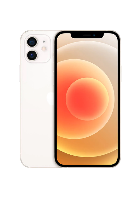 Apple iPhone 12 128GB (Good Condition)(B-) Renewed - White (Battery 85%+)