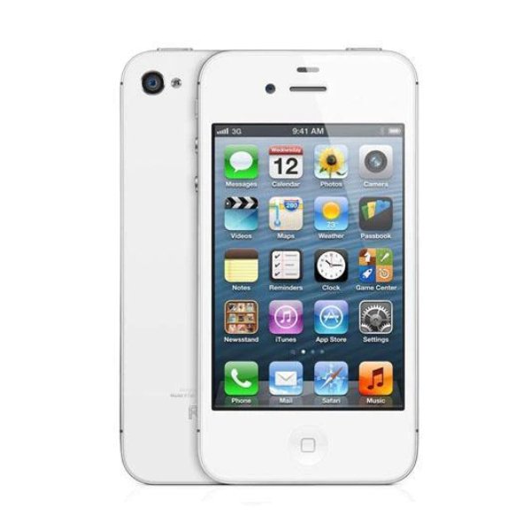 Apple iPhone 4S 64GB (Excellent Condition)(B+) Renewed - White (Battery 85%+)