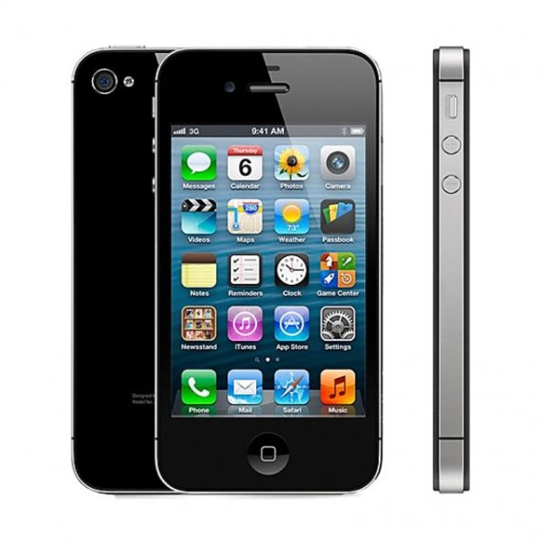 Apple iPhone 4S 16GB (Good Condition)(B-) Renewed - Black (New Battery) - Image 2