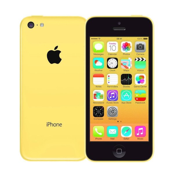 Apple iPhone 5C 8GB (Excellent Condition)(B+) Renewed - Yellow (Battery 85%+)