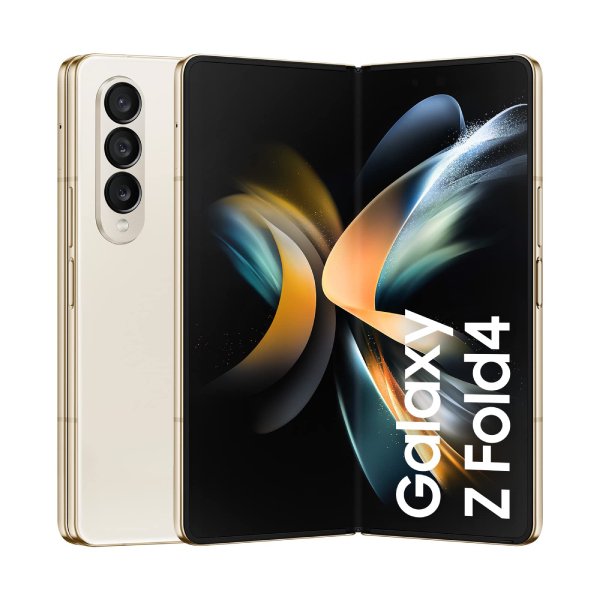 Samsung Galaxy Z Fold 4 256GB (Good Condition)(B-) Renewed - Beige (New Battery)