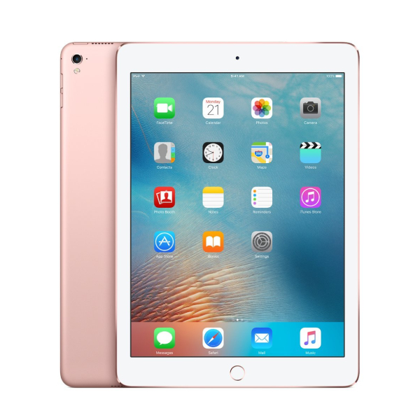 Apple iPad Pro 9.7 1st Gen 128GB Cellular (Fair Condition)(C+) Renewed - Rose Gold (New Battery)