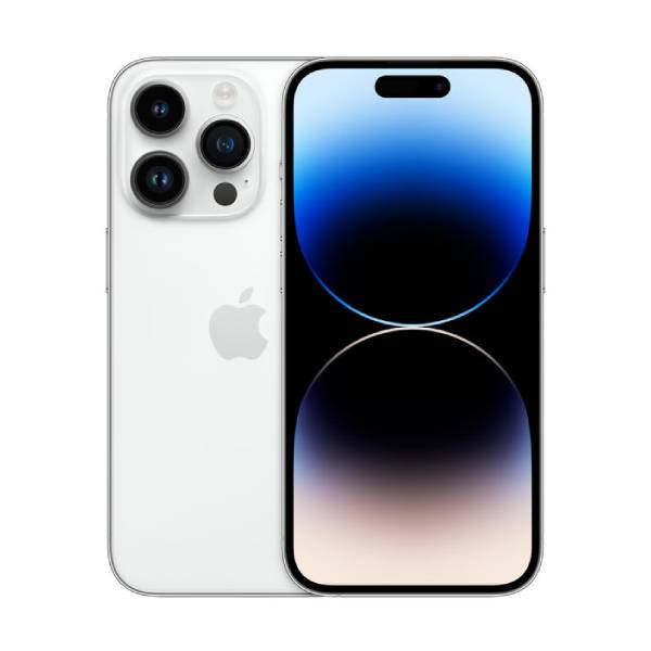Apple iPhone 14 Pro 128GB (Near New)(A) Renewed - Silver (New Battery)