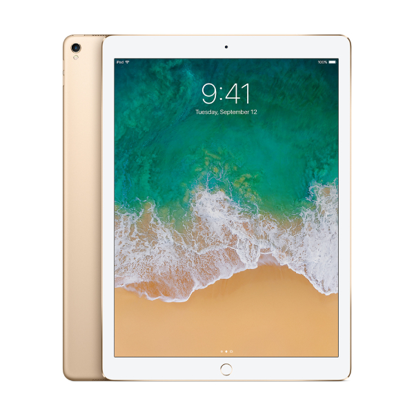 Apple iPad Pro 12.9 2nd Gen 512GB Wifi (Excellent Condition)(B+) Renewed - Gold (Battery 85%+)