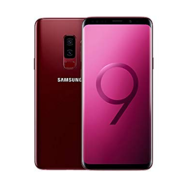 Samsung Galaxy S9 Plus 64GB (Excellent Condition)(B+) Renewed - Burgundy Red (Battery 80%+)