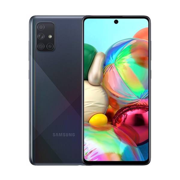Samsung Galaxy A71 128GB (Good Condition)(B-) Renewed - Prism Crush Black (Battery 80%+)