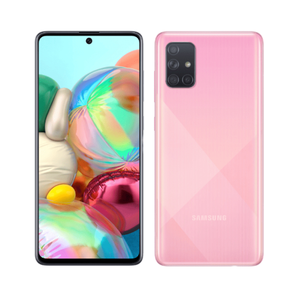 Samsung Galaxy A71 128GB (Good Condition)(B-) Renewed - Prism Crush Pink (New Battery)