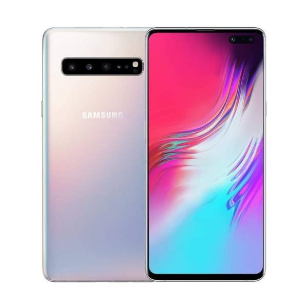 Samsung Galaxy S10 5G 512GB (Excellent Condition)(B+) Renewed - Crown Silver (Battery 80%+)