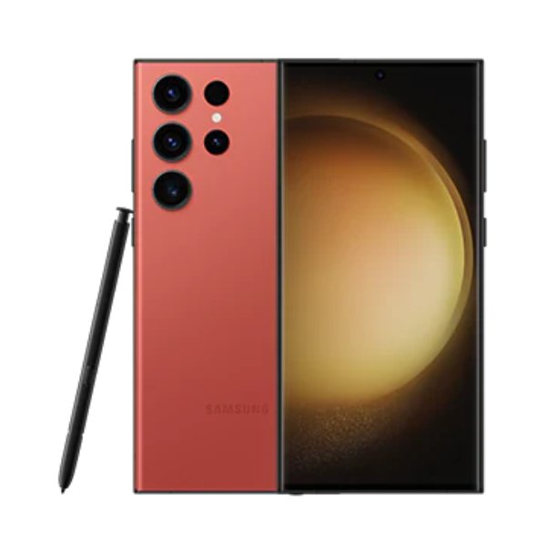 Samsung Galaxy S23 Ultra 256GB (Near New)(A) Renewed - Red (New Battery)