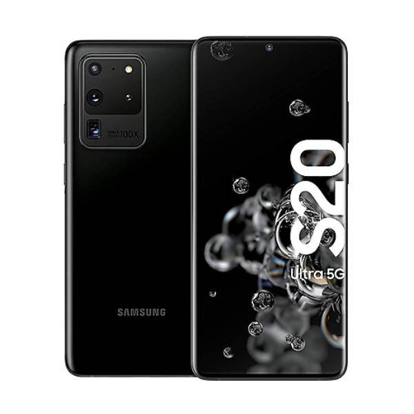 Samsung Galaxy S20 Ultra 5G 256GB (Good Condition)(B-) Renewed - Cosmic Black (Battery 80%+)