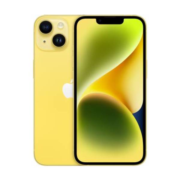 Apple iPhone 14 512GB (Near New)(A) Renewed - Yellow (Battery 80%+)