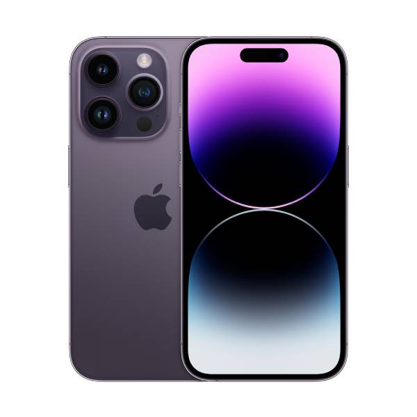Apple iPhone 14 Pro 128GB (Excellent Condition)(B+) Renewed - Deep Purple (Battery 80%+)