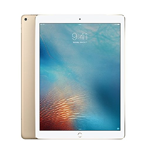 Apple iPad Pro 12.9 1st Gen 32GB Wifi (Excellent Condition)(B+) Renewed - Gold (Battery 80%+)