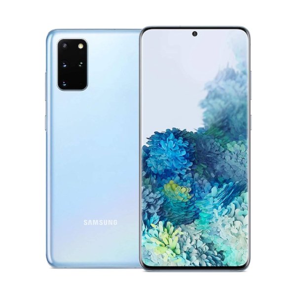 Samsung Galaxy S20 Plus 5G 128GB (Good Condition)(B-) Renewed - Cloud Blue (Battery 80%+)