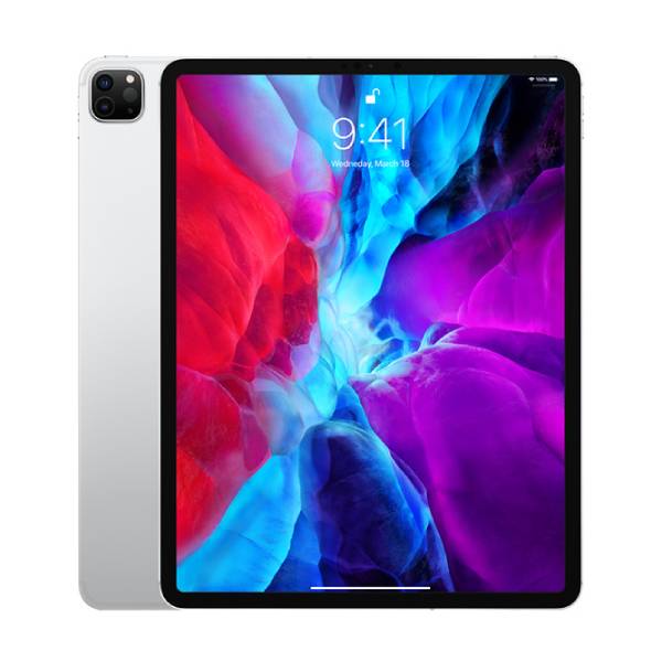 Apple iPad Pro 12.9 4th Gen 128GB Cellular (Good Condition)(B-) Renewed - Silver (Battery 80%+)