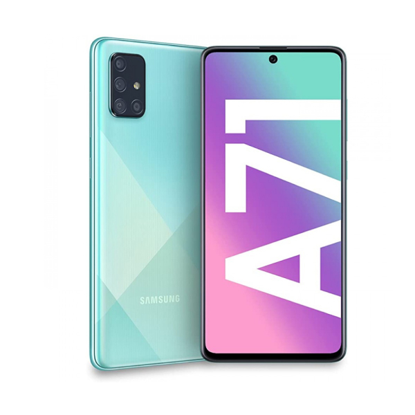 Samsung Galaxy A71 128GB (Excellent Condition)(B+) Renewed - Prism Crush Blue (Battery 80%+)
