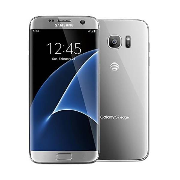 Samsung Galaxy S7 Edge 32GB (Excellent Condition)(B+) Renewed - Silver (Battery 80%+)