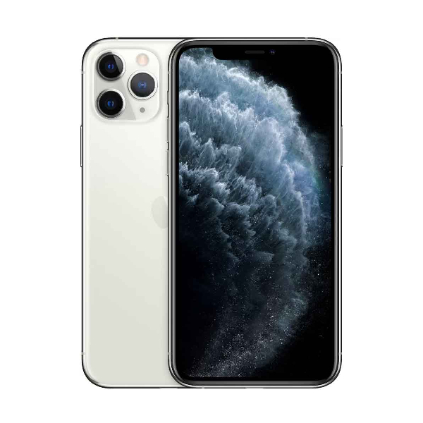 Apple iPhone 11 Pro Max 512GB (Good Condition)(B-) Renewed - Silver (Battery 80%+)