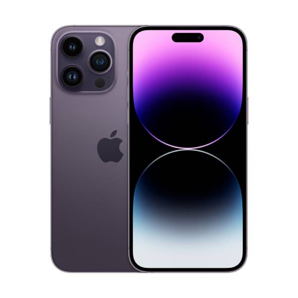 Apple iPhone 14 Pro Max 128GB (Excellent Condition)(B+) Renewed - Deep Purple (Battery 80%+)