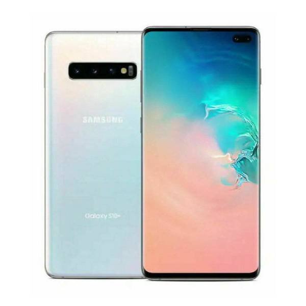 Samsung Galaxy S10 Plus 512GB (Fair Condition)(C+) Renewed - Prism White (Battery 85%+)