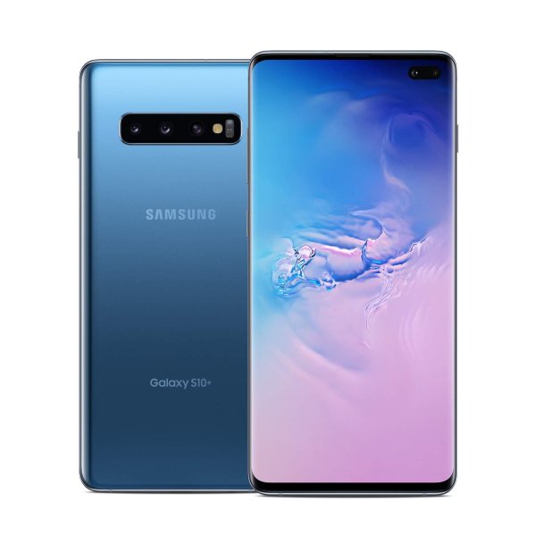 Samsung Galaxy S10 Plus 1TB (Good Condition)(B-) Renewed - Prism Blue (New Battery)