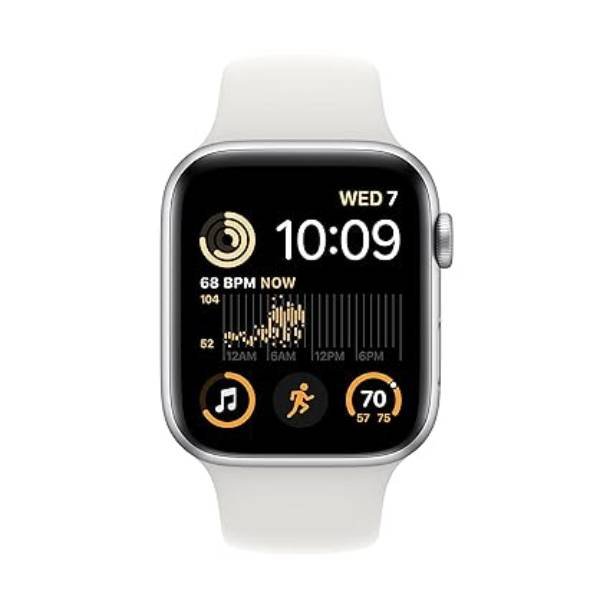 Apple Watch Series SE Aluminum 40mm GPS (Fair Condition)(C+) Renewed - Silver (Battery 80%+)