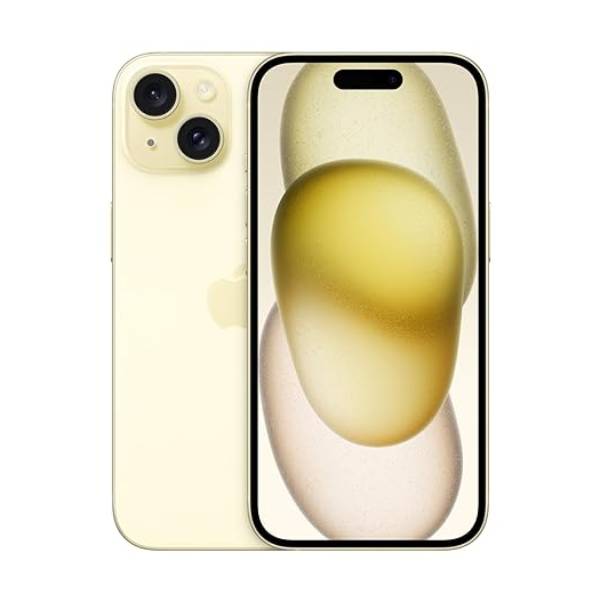 Apple iPhone 15 256GB (Near New)(A) Renewed - Yellow (New Battery)
