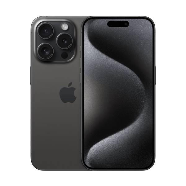 Apple iPhone 15 Pro 256GB (Good Condition)(B-) Renewed - Black Titanium (New Battery)