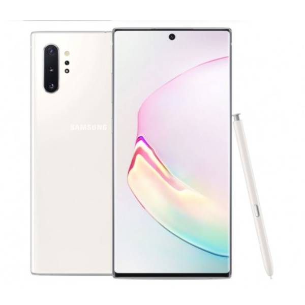 Samsung Galaxy Note 10 Plus 5G 256GB (Fair Condition)(C+) Renewed - Aura White (New Battery)