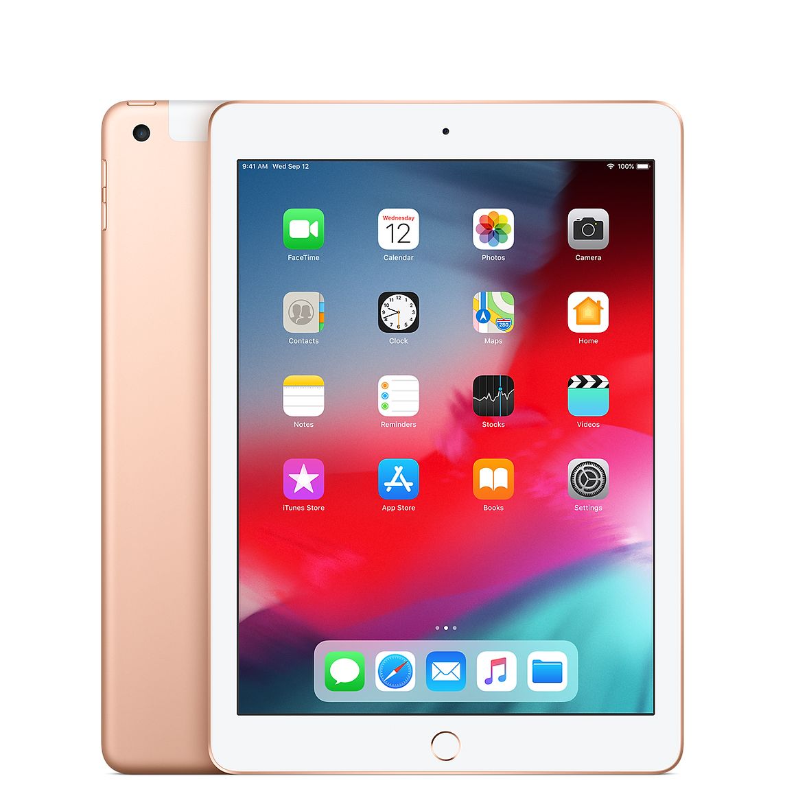 Apple iPad 6th Gen 32GB Cellular (Good Condition)(B-) Renewed - Rose Gold (New Battery) - Image 3
