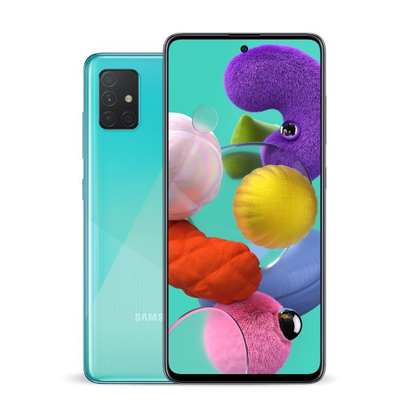 Samsung Galaxy A51 256GB (Excellent Condition)(B+) Renewed - Prism Crush Blue (New Battery)