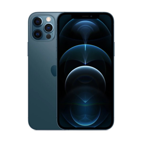 Apple iPhone 12 Pro 256GB (Good Condition)(B-) Renewed - Pacific Blue (Battery 80%+)