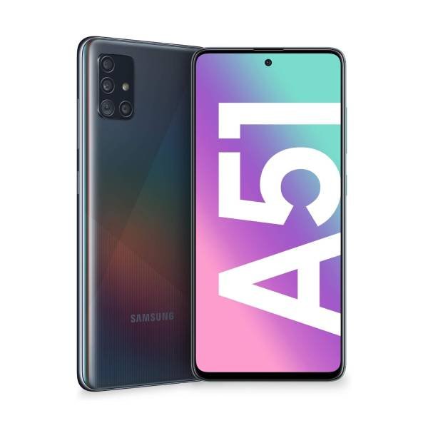 Samsung Galaxy A51 128GB (Excellent Condition)(B+) Renewed - Prism Crush Black (Battery 80%+)