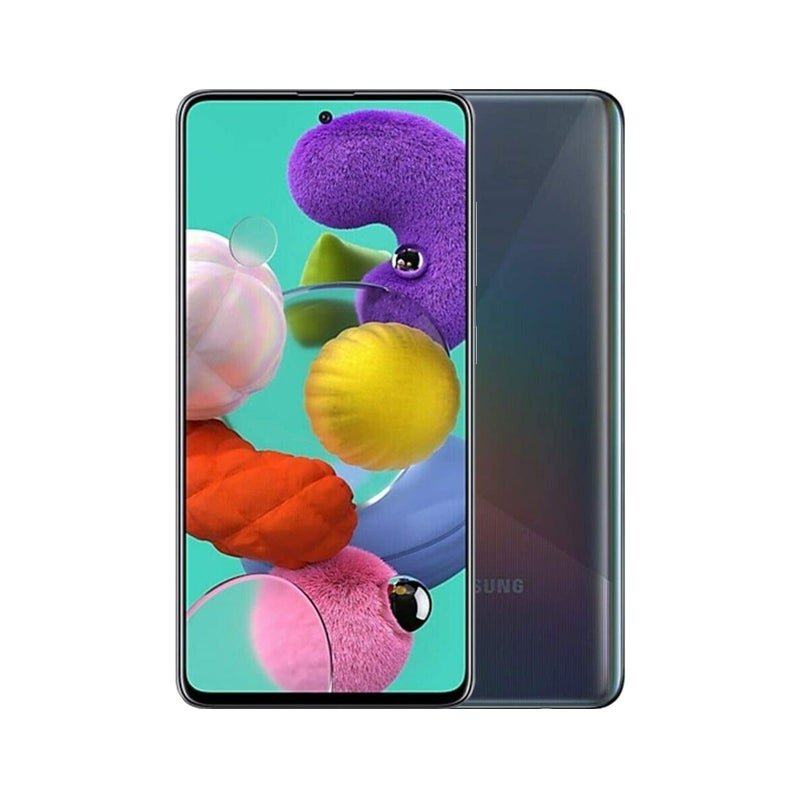 Samsung Galaxy A51 128GB (Excellent Condition)(B+) Renewed - Prism Crush Black (Battery 80%+) - Image 2