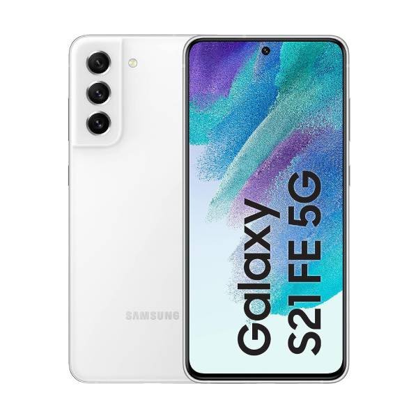 Samsung Galaxy S21 FE 256GB (Good Condition)(B-) Renewed - White (Battery 85%+)
