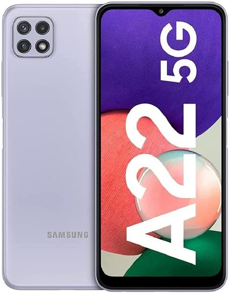 Samsung Galaxy A22 5G 128GB (Excellent Condition)(B+) Renewed - Violet (Battery 85%+)