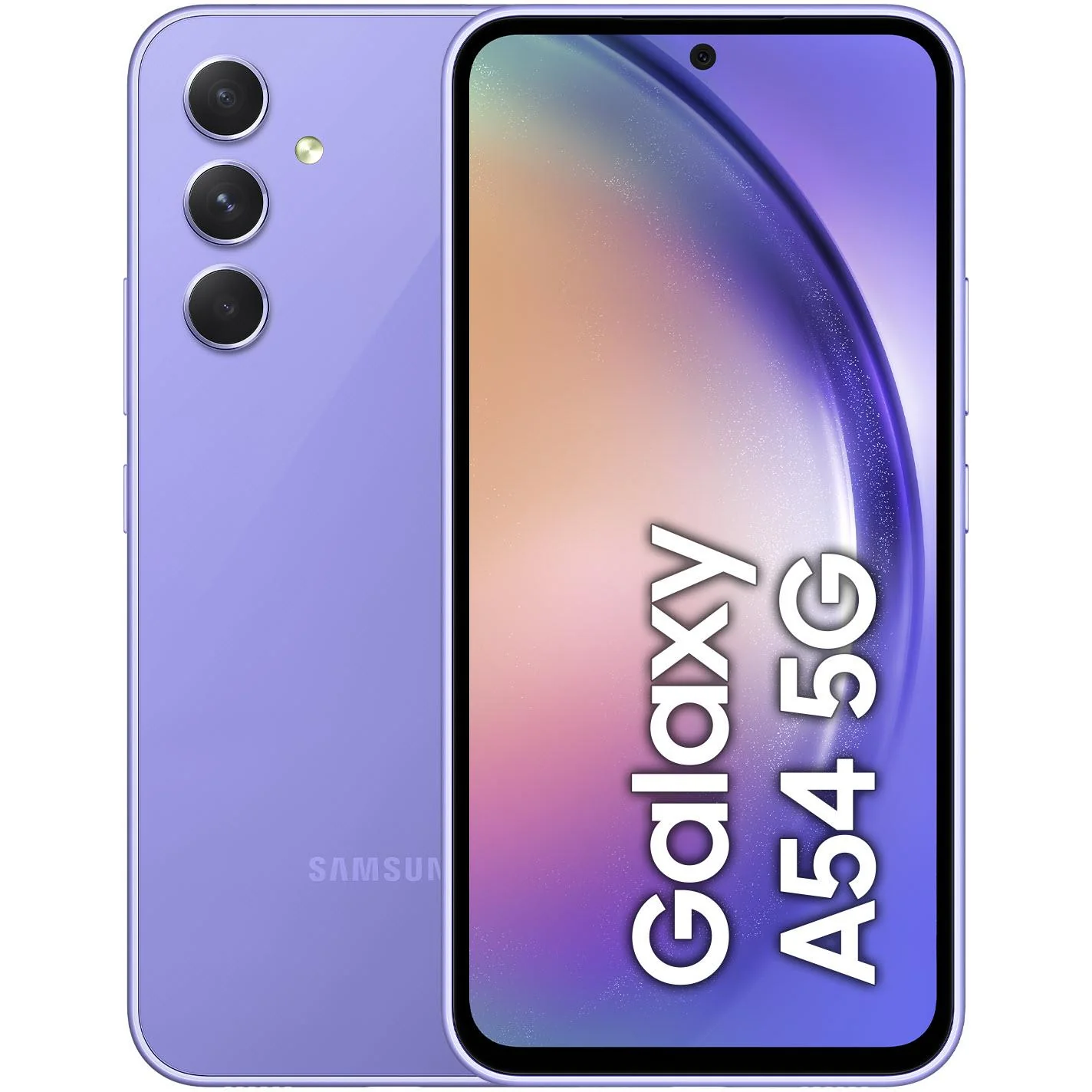 Samsung Galaxy A54 5G 128GB (Good Condition)(B-) Renewed - Awesome Violet (New Battery)