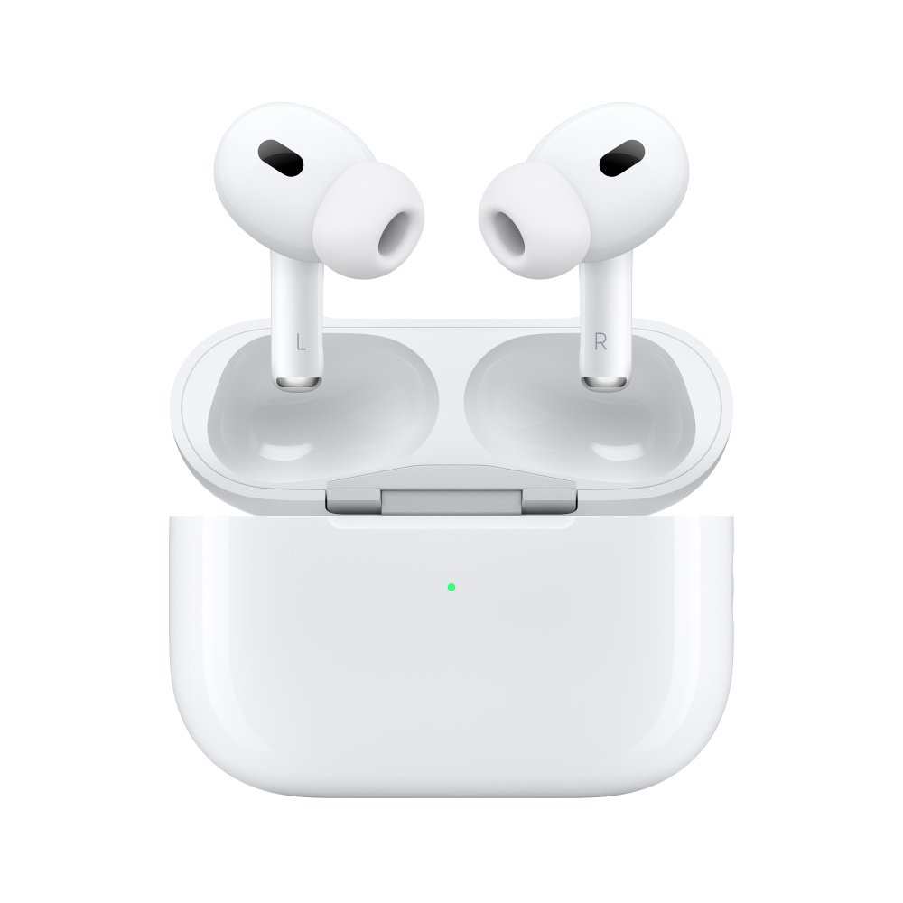 Apple AirPods Pro 2 (Excellent Condition)(B+) Renewed - White (Battery 85%+)