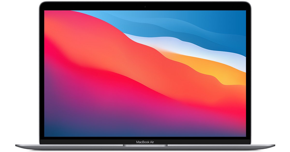 Apple Macbook Air 13" 2020 (M1 Chip) (A2337) 256GB/8GB RAM (Near New)(A) Renewed - Silver