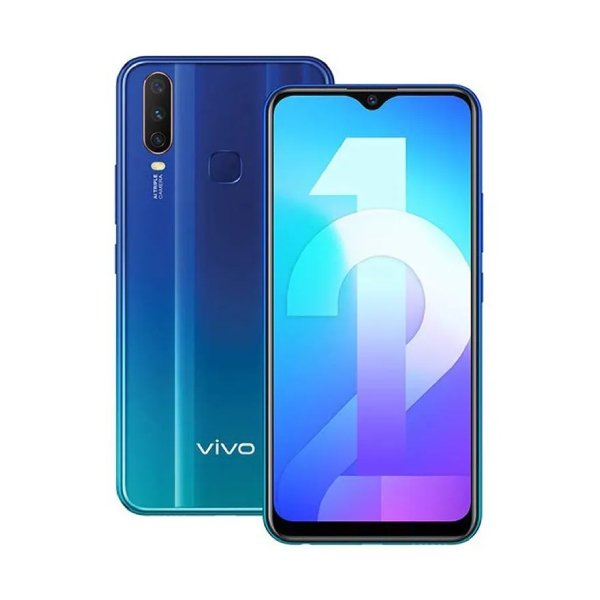 Vivo Y12 64GB (Fair Condition)(C+) Renewed - Aqua Blue (Battery 85%+)