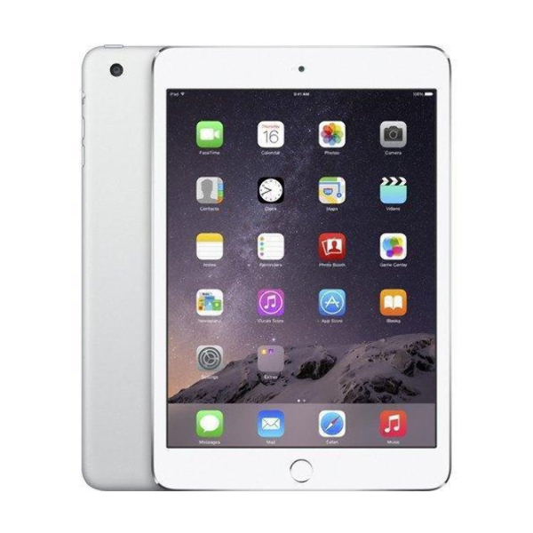 Apple iPad Mini 3 128GB Cellular (Needs TLC)(C-) Renewed - Silver (Battery 70%+)