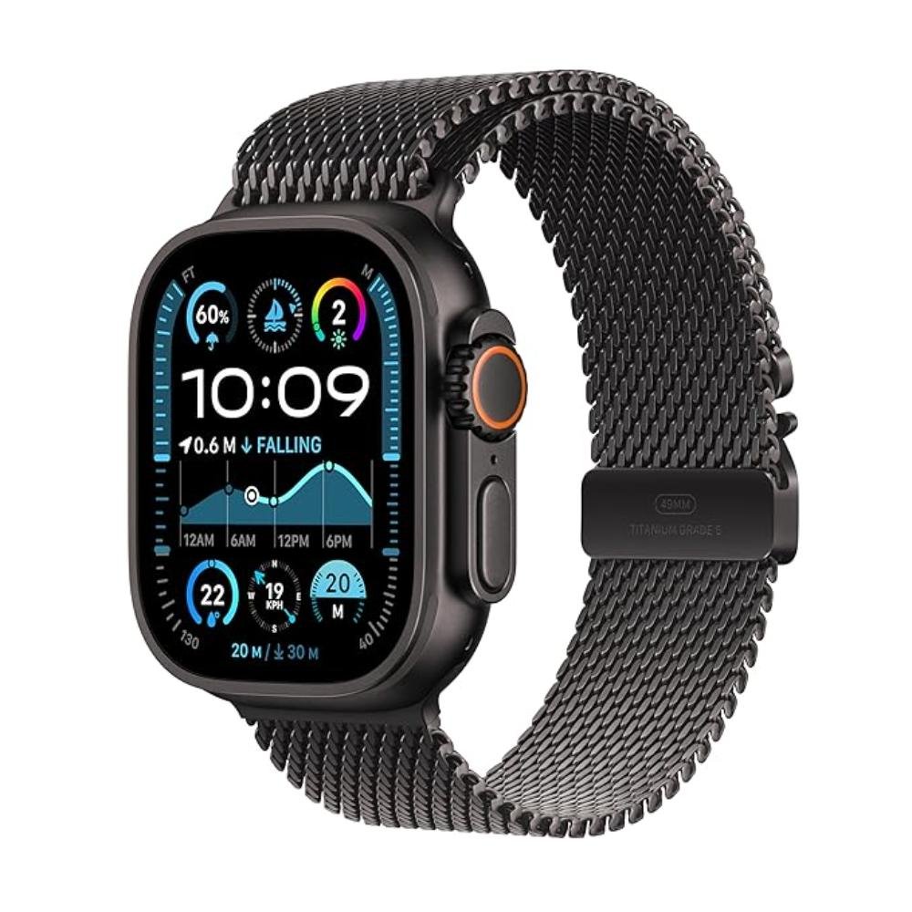 Apple Watch Ultra 2 Titanium 49mm GPS+Cellular (Near New)(A) Renewed - Titanium (New Battery)