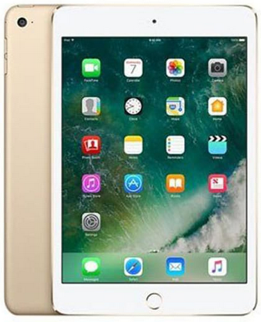 Apple iPad Mini 4 128GB Wifi (Needs TLC)(C-) Renewed - Gold (Battery 70%+)
